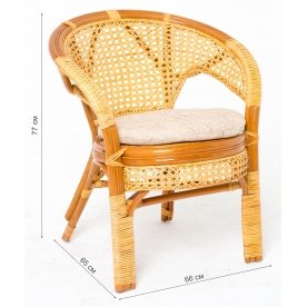 Кресло из ротанга 02/15B