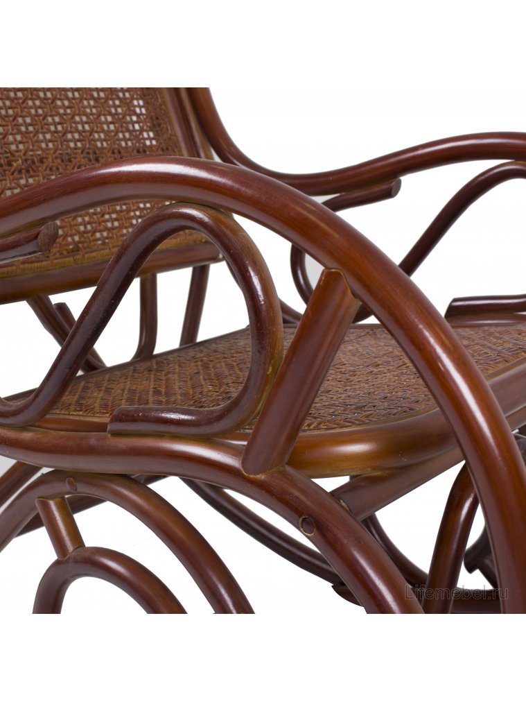 Кресло-качалка MOSCOW без подушки коньяк