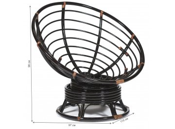 Кресло-качалка Papasan/Папасан W 23/01 B