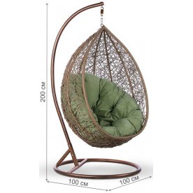 Подвесное кресло AFM-219B beige