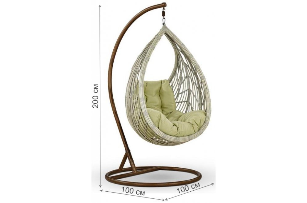 Подвесное кресло N886-W71 white