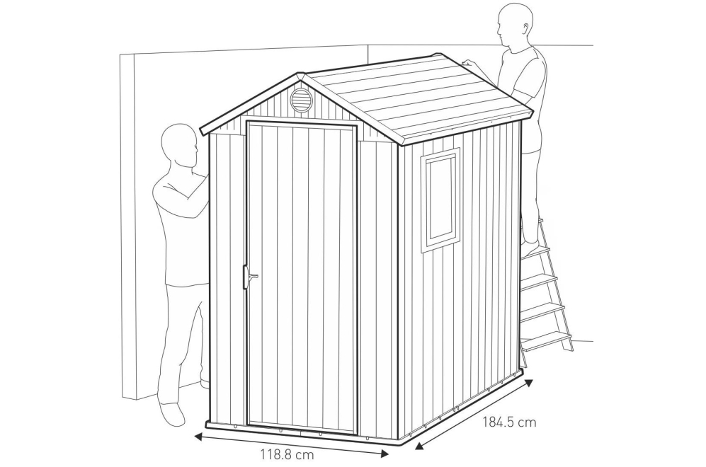 Хозблок Гоми 1 коричневый