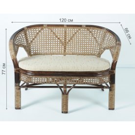 Диван из ротанга 02/15C
