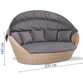 Диван из ротанга Юта