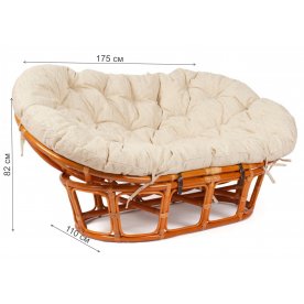 Диван Mamasan 23/02 коньяк