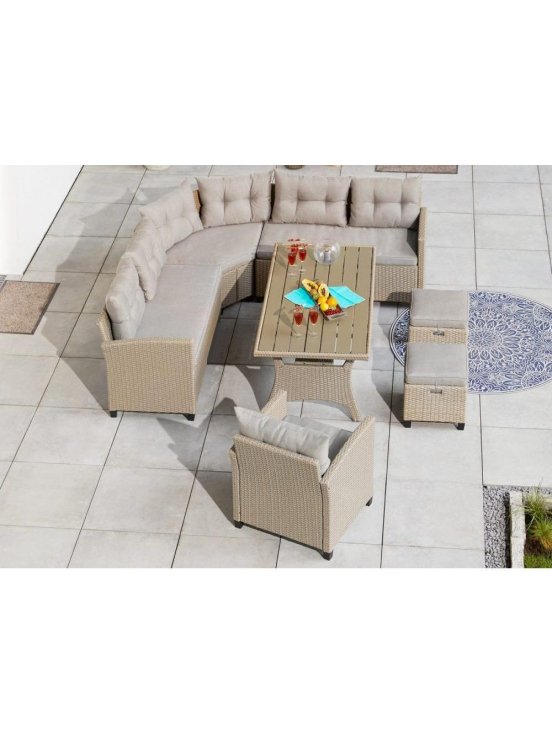 Комплект для отдыха из ротанга AFM-373B бежевый