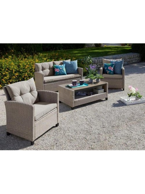 Комплект для отдыха из ротанга AFM-804B бежевый