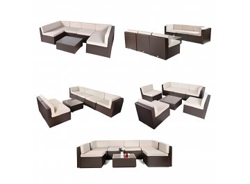 Комплект для отдыха из ротанга YR822Br