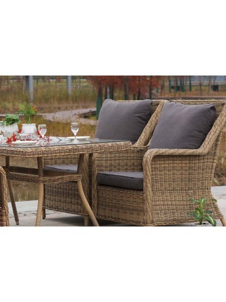 Кресло из ротанга Дживан соломенное