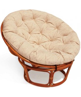 Кресло из ротанга Papasan 23/01 W коньяк / старт