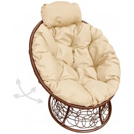 Кресло из ротанга Папасан мини