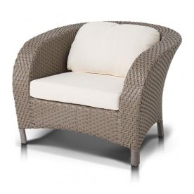 Кресло Самбар с белыми подушками