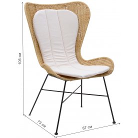 Кресло из ротанга Liona