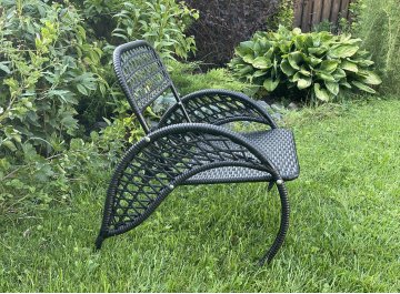 Кресло из ротанга Волна