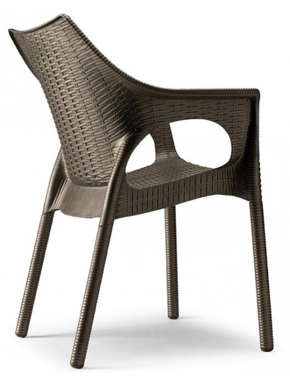 Пластиковое кресло Olimpia Trend бронза