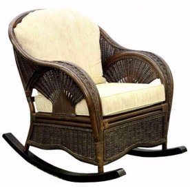 Кресло-качалка Tickle браун