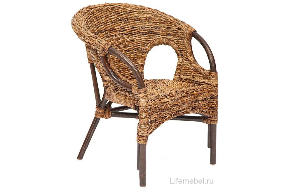 Обеденная группа Mandalino из натурального ротанга грецкий орех