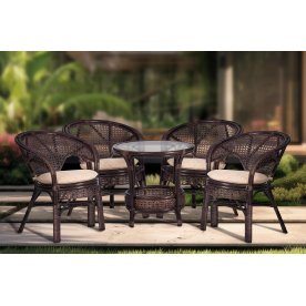 Обеденный комплект из ротанга Pelangi/Пеланги 02/15