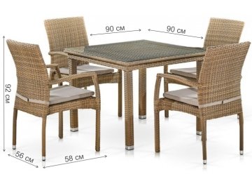 Обеденный комплект T257B Y379B-W65