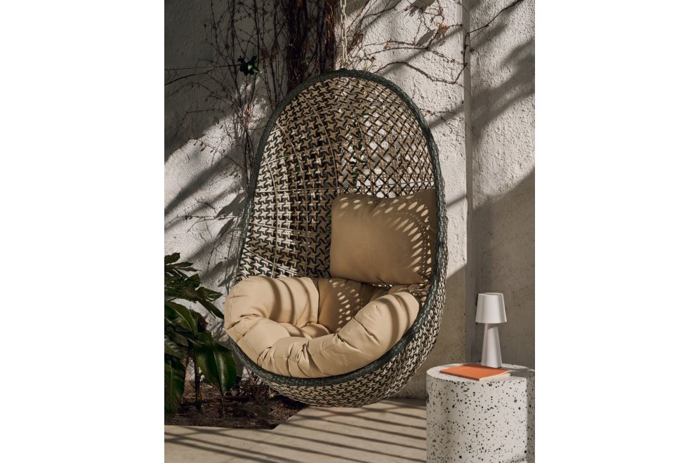 Подвесное кресло Cira зеленое / разноцветное