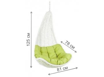 Подвесное кресло Wind White BS