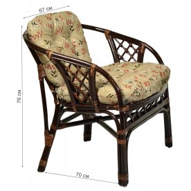 Кресло Arkadia браун