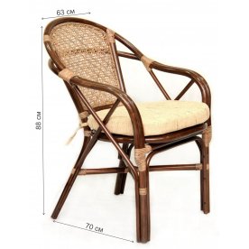 Кресло Ellena браун