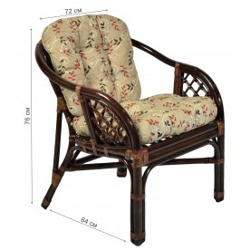 Кресло Gavana браун