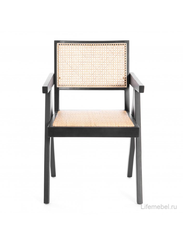 Кресло из ротанга Loki черный