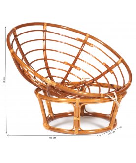 Кресло из ротанга Papasan 23/01 W