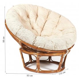 Кресло из ротанга Papasan 23/01 W