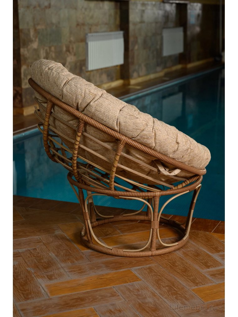 Кресло из ротанга Papasan бамбук
