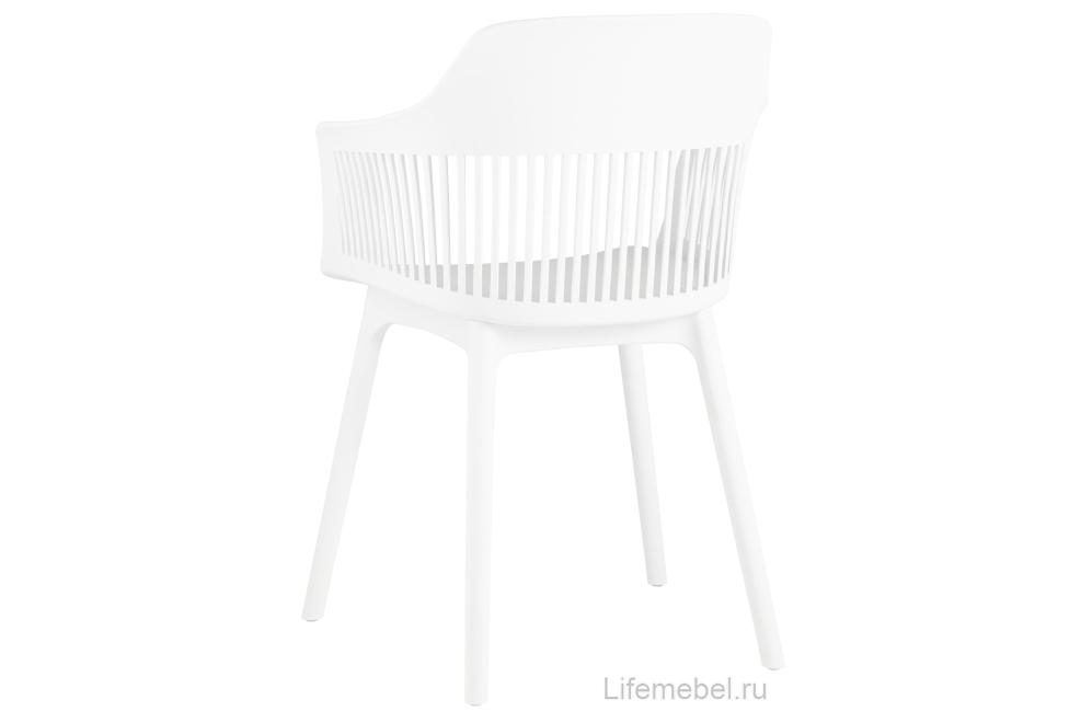 Пластиковое кресло Крокус белое
