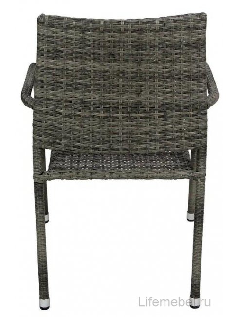 Стул из ротанга Гарда серый