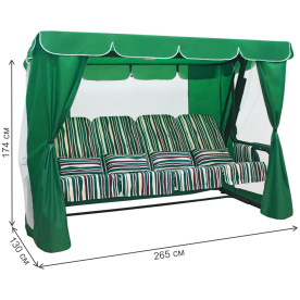 Качели садовые Элит Люкс+