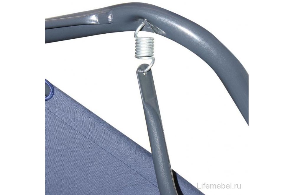 Качели садовые Марио с917 антрацит / синий / без рисунка