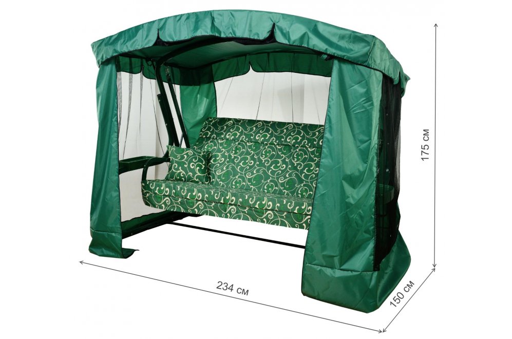 Качели садовые Ранго зеленые