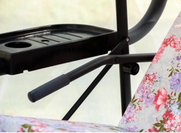 Качели садовые Турин Премиум flower с1202