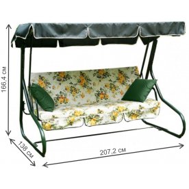 Садовые качели Новара