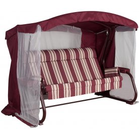 Садовые качели Skyway Премиум красные