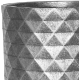 Кашпо Даймонд DMND-RND-24-SLV