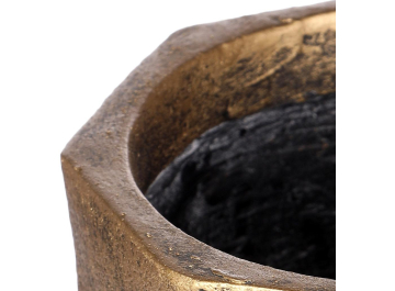 Кашпо Геометри Круглое DROUND30-GLD