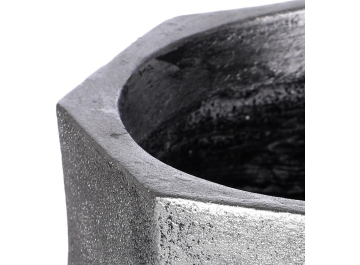 Кашпо Геометри Круглое DROUND30-SLV