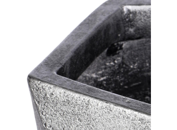 Кашпо Геометри Ромб DSQUARE25-SLV