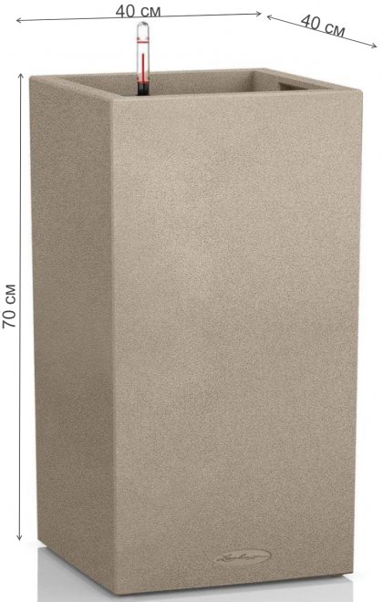 Кашпо Канто Стоун 40 13621 бежевый