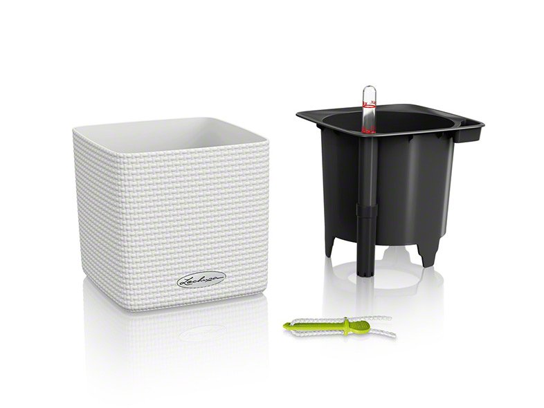 Кашпо Lechuza 13385 CUBE Color 14 зеленый лайм