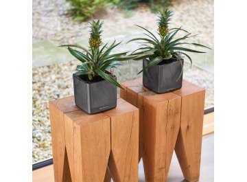 Кашпо Кьюб Глосси 14