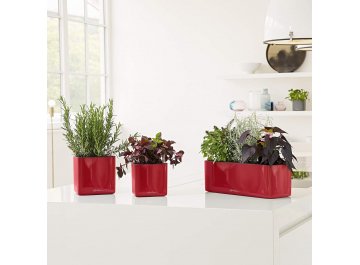 Кашпо Кьюб Глосси 16