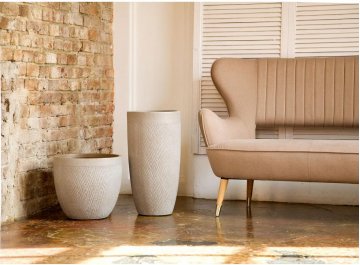 Кашпо Лотус Круглое D26.5 H24.5 MESHR26-T