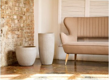 Кашпо Лотус Круглое D37 H33.5 MESHR37-T